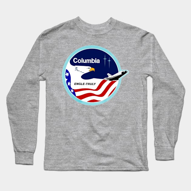 STS-2 Mission Patch Long Sleeve T-Shirt by Spacestuffplus